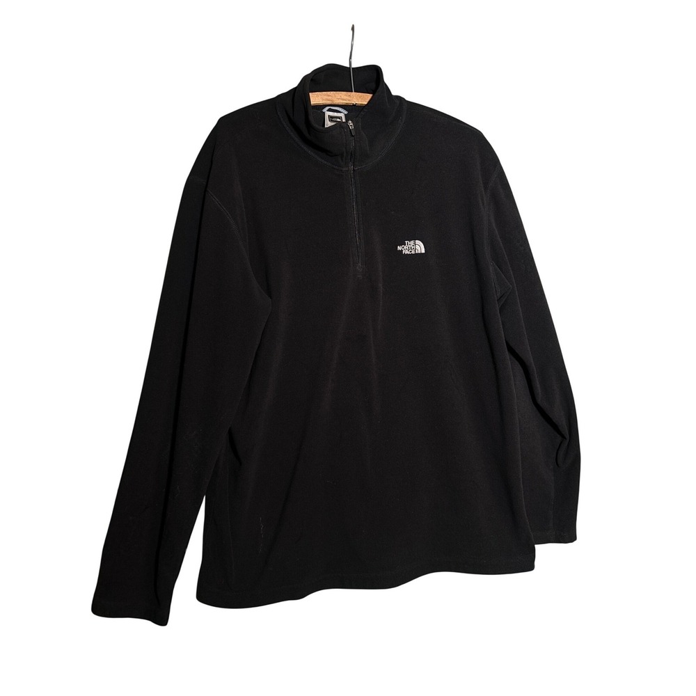 The North Face TKA 100 Mens Fleece Quarter Zip Pullover L Mock Neck Gorpcore